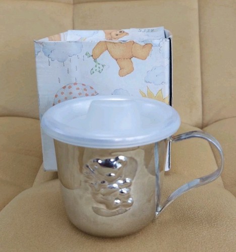 Silver plated feeding drinking - silver,