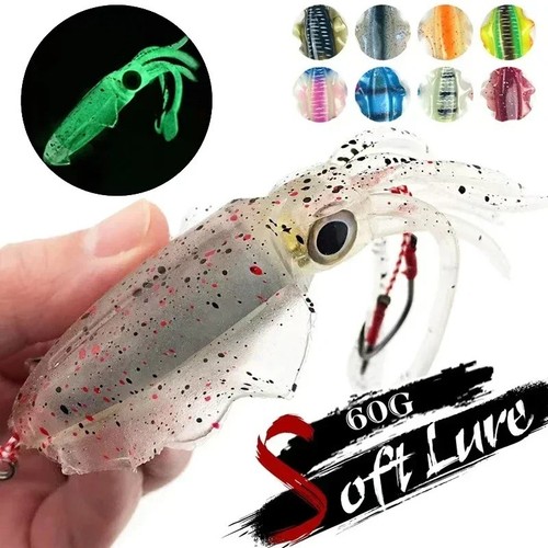 Soft squid bait luminous - bait, uv