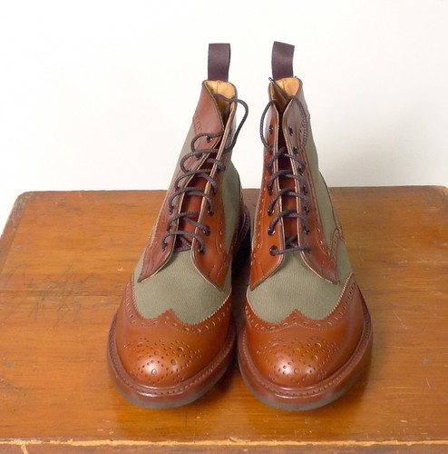 Trickers men brown and sage - men's,