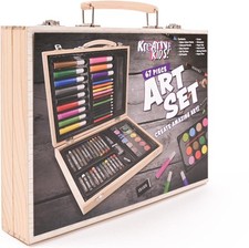 Art Set in a Wooden Case Kid