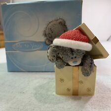 Me To You Bearing Gifts Christmas Figurine Tatty Teddy Rare Ornament Decoration
