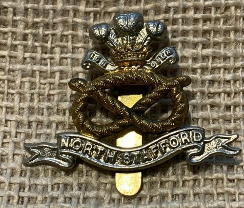 North stafford cap badge - north,