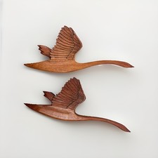 Vintage Wooden Flying Duck