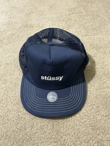 Stussy navy blue adjustable - stussy,