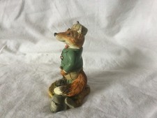 Vintage Figurine Of A Fox Dressed As A Monacled Country Gentleman. Originalities