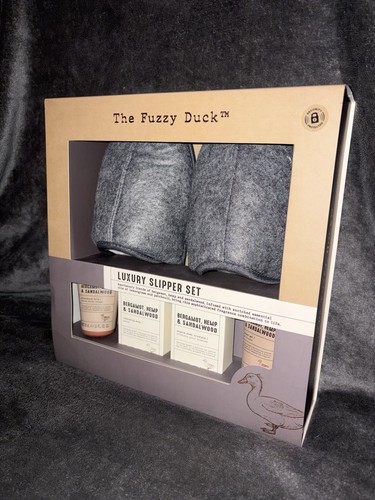 Fuzzy duck luxury slipper - fuzzy,