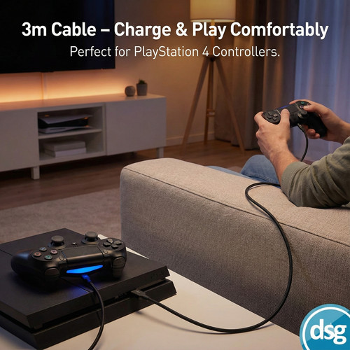 Long usb charger - 3m,