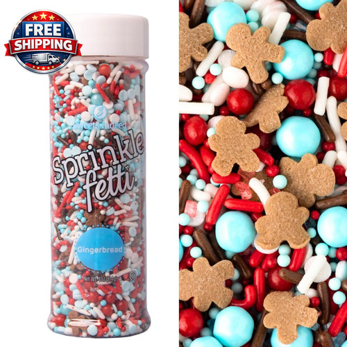Sprinkles gingerbread edible - sprinkles,,