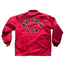 Avirex Red USA Red Coach Jacket Size Men's 2XL 