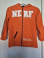 Hasbro Nerf Orange Kids Jacket with Hoodie Age 10 To 11