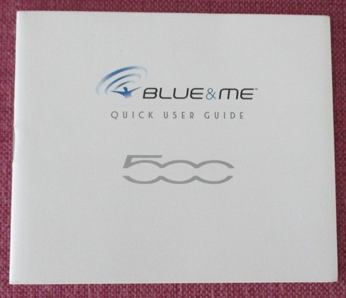 Fiat 500 blue - print),