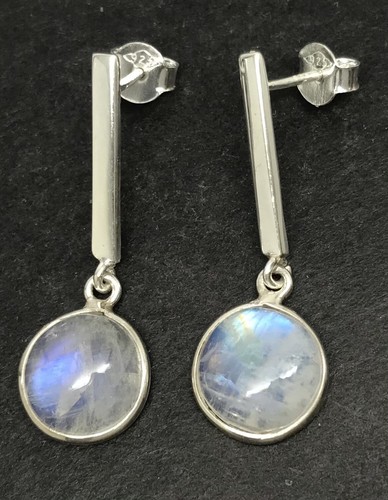Rainbow moonstone drop - moonstone,