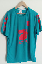 adidas cardiff half marathon 2016 green top size xl ptp 23 inches