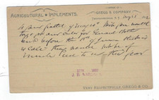 1892 UX10 Postal Card