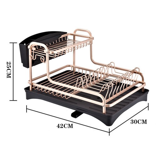 Tier dish drainer rack - 1/2/3,