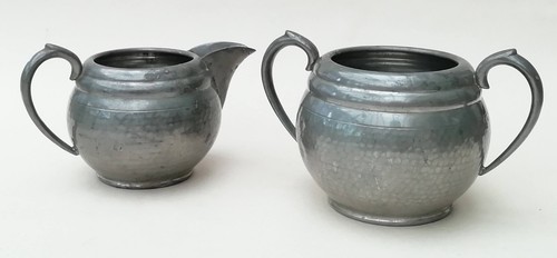 Old english pewter milk - old,