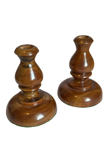 Pair vintage wooden - vintage,