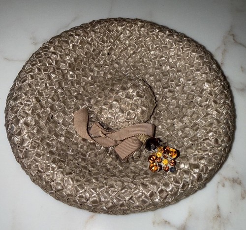1950 pill box vintage hat - 1950's,