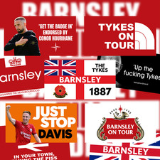 50x Barnsley Inspired Stickers