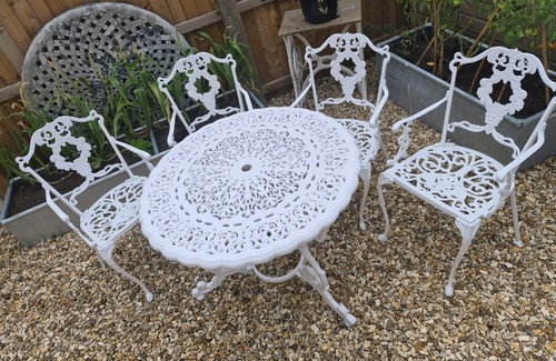 Painted vintage cast metal - painted,