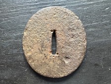 Iron ashigaru tsuba, Momoyama-early Edo