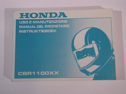 Honda cbr1100xx 1996 owner - cbr1100xx,