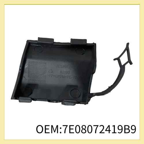 Front bumper towing eye cover - towing,