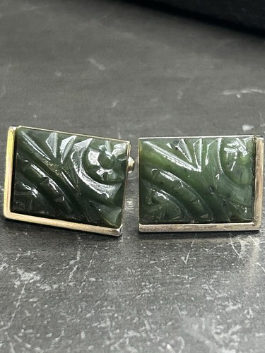 Green jade soapstone vintage - soapstone,