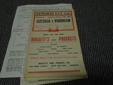 GATESHEAD V WORKINGTON 1959-60