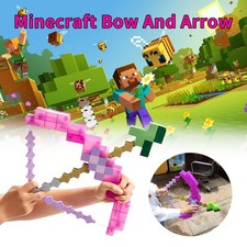 Minecraft Enchanted Bow And Arrow Toy Kids Play Battle Toy Perfect Gift for Kids