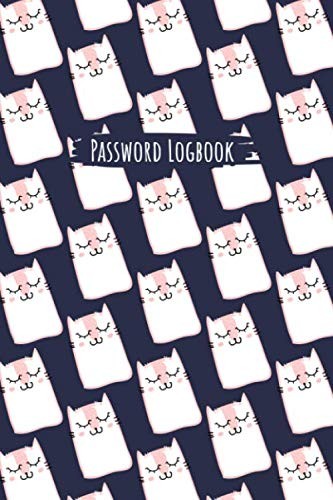 Password logbook cute - password, cat