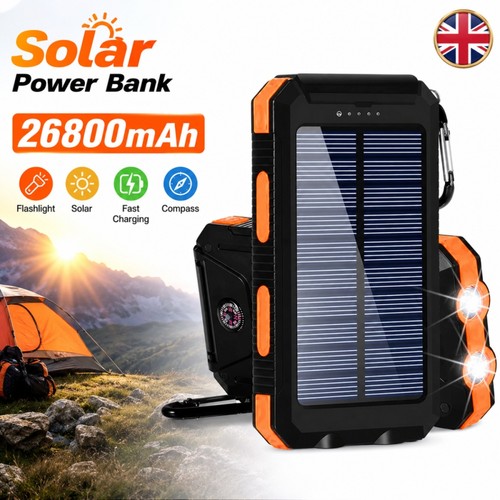 26800 mah portable solar power - mah,