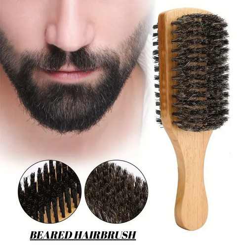 Men boar bristle hair - brush, |