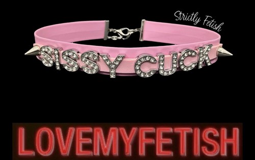 Sissy slave choker necklace - choker,