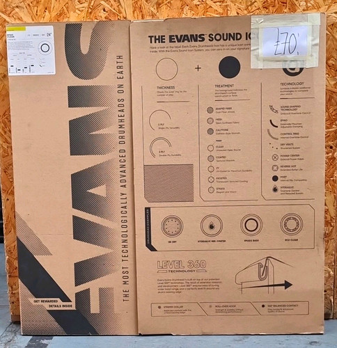 Evans emad clear inch bass - evans,