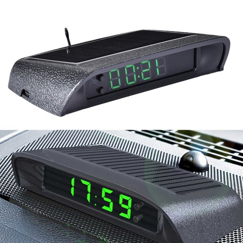 Car dashboard clock - time, gauge