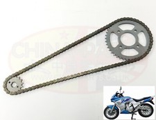 Chain & Sprockets Set Heavy Duty Black for Kinroad XT50-18 Sports Moped