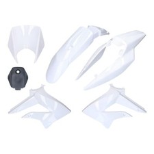 Complete white fairing kit for