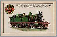 Thomas Whitelegg 's 4-4-2 Express Tank Steam Railway Locomotive Postcard