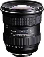 Tokina 11-16mm AT-X116 PRO DX F/2.8 Can Photography Camera Lens