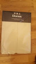 dorma luxury percale valance double 135 x 190 x 38cm beige new old stock