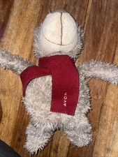 Avon Teddy Bear  Red Scarf