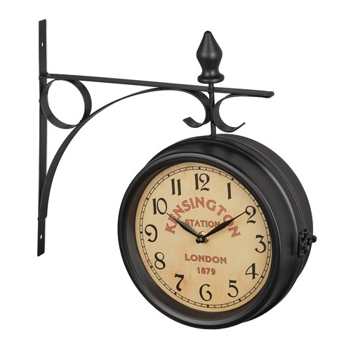 Wall clock silent iron - silent,