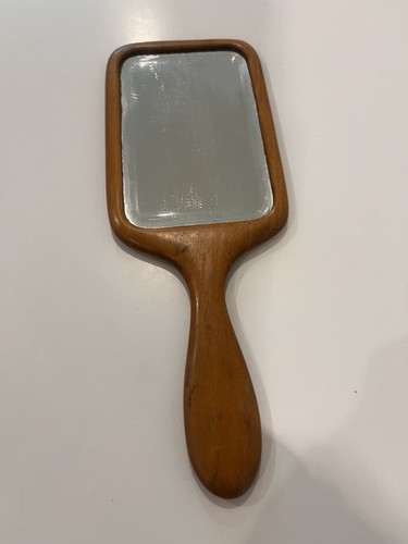 Vintage hand held wooden - hand,