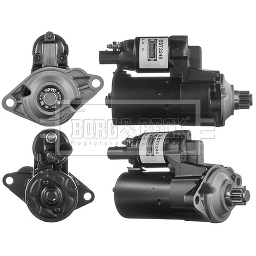 Starter motor for - audi, 8j