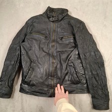 Vintage Leather Jacket Mens