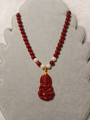 Burgundy jade deity - burgundy,