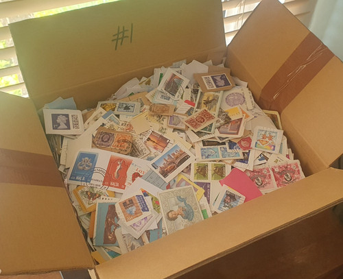 9kg box world wide - wide, stamps