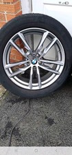 BMW X3 X4 698M 19" alloy wheels & tyres Msport Genuine G01 G02 Set Of 4