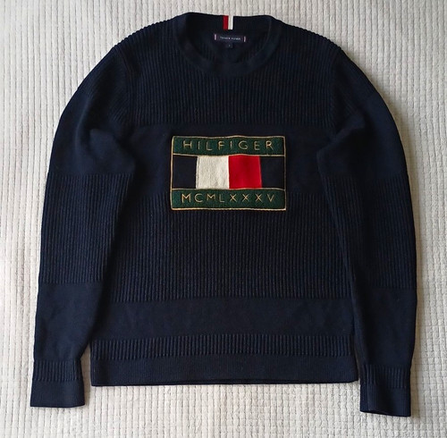 Tommy hilfiger men rib knit - tommy, men's